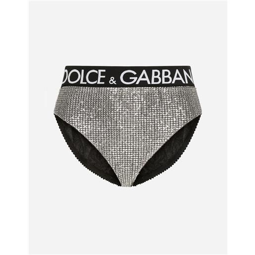 Dolce & Gabbana high-waisted briefs with branded elastic