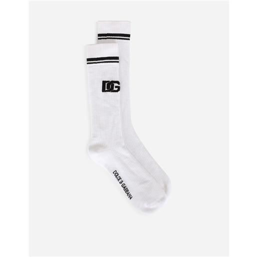 Dolce & Gabbana cotton jacquard socks with dg logo