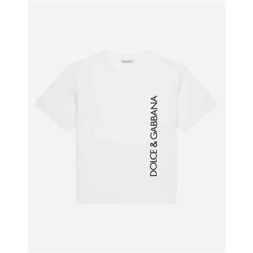 Dolce & Gabbana t-shirt manica corta in jersey stampa logo