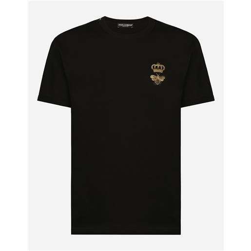 Dolce & Gabbana t-shirt in cotone con ricamo