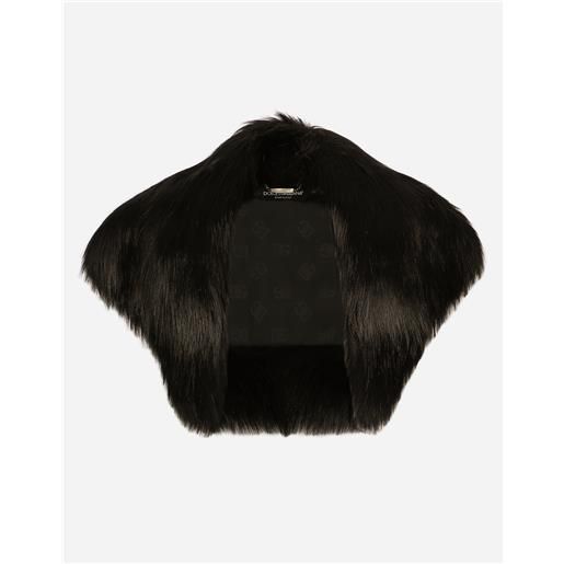 Dolce & Gabbana faux fur shrug