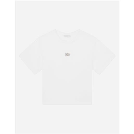 Dolce & Gabbana t-shirt in jersey logo dg