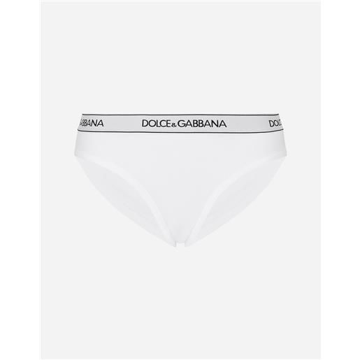 Dolce & Gabbana slip in jersey con elastico logato