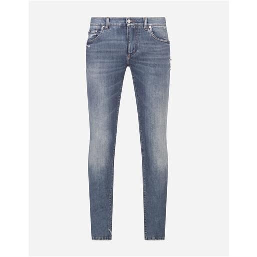 Dolce & Gabbana stretch skinny jeans with small abrasions