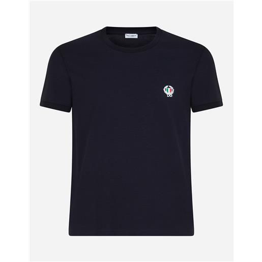 Dolce & Gabbana t-shirt girocollo in cotone stretch