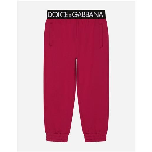 Dolce & Gabbana pantaloni jogging in jersey elastico logato