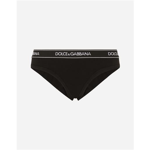 Dolce & Gabbana jersey brazilian briefs with branded elastic