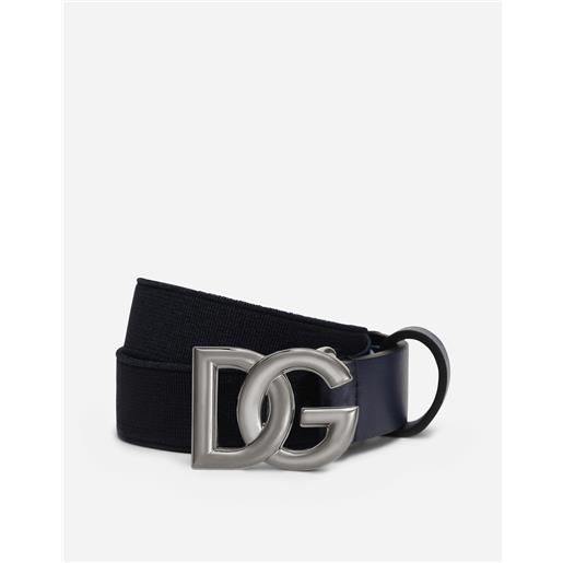 Dolce & Gabbana stretch belt with dg logo