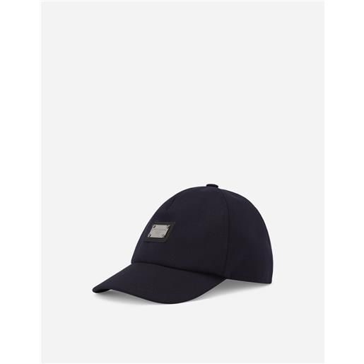 Dolce & Gabbana cappello baseball con placca logo