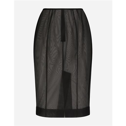 Dolce & Gabbana marquisette midi pencil skirt