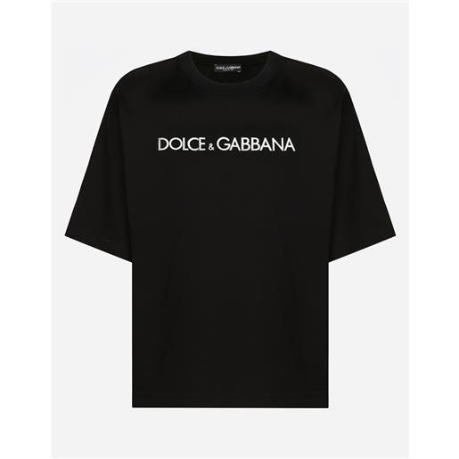 Dolce & Gabbana jersey t-shirt with "Dolce & Gabbana" print