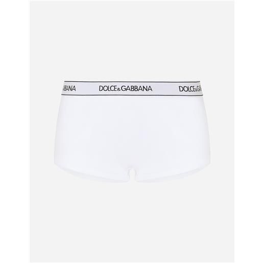 Dolce & Gabbana shorts in jersey con elastico logato