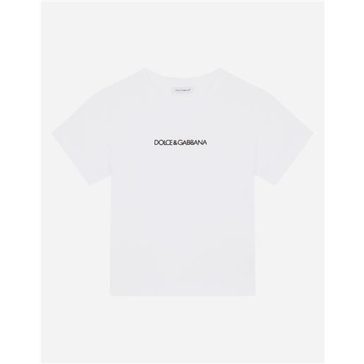 Dolce & Gabbana t-shirt in jersey ricamo logo