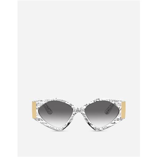 Dolce & Gabbana modern print graffiti sunglasses