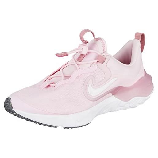 Nike run flow, sneaker, pink foam/white-elemental pink, 36.5 eu