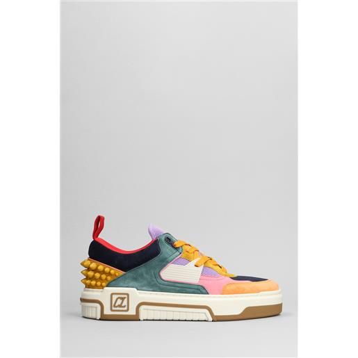 Christian Louboutin sneakers astroloubi in camoscio multicolor