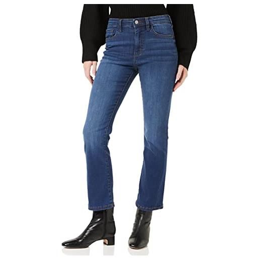 French Connection coscious stretch demi boot caviglia jeans, lavaggio medio vintage, 46 donna