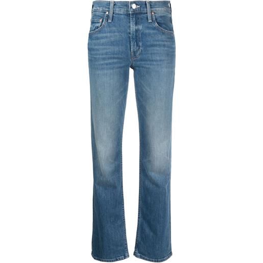 MOTHER jeans dritti the smarty pants - blu
