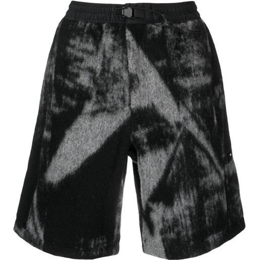 Y-3 shorts con coulisse - nero