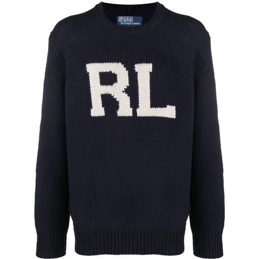 Polo Ralph Lauren maglione con logo - blu