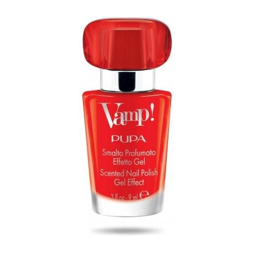Pupa vamp!- smalto profumato effetto gel fragranza rossa n. 201 fire red
