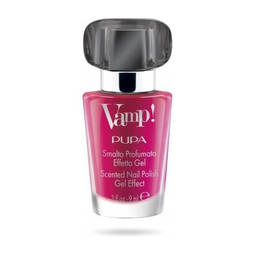 Pupa vamp!- smalto profumato effetto gel fragranza nera n. 302 irriverent fuchsia