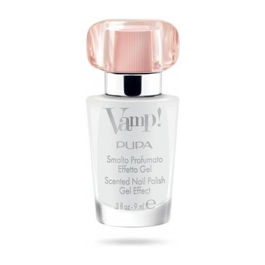 Pupa vamp!- smalto profumato effetto gel fragranza rosa n. 101 delicate white
