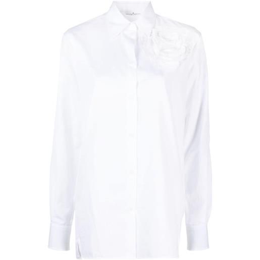 Ermanno Scervino camicia con applicazione - bianco