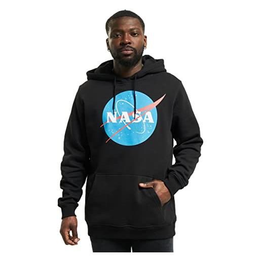 Mister Tee felpa con cappuccio nasa, maglione con stampa frontale nasa, hoody uomo donna con marsupio frontale, diversi colori, taglie xs - 5xl