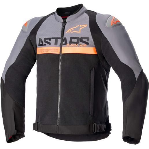 Alpinestars giacca moto traforata Alpinestars smx air fluo arancio nero