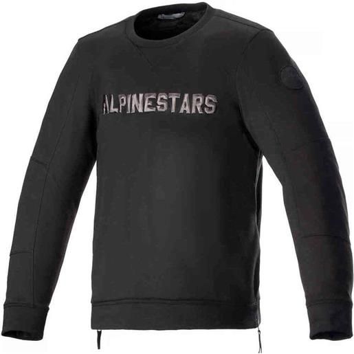 Alpinestars felpa casual Alpinestars legit crew fleece grigio nero