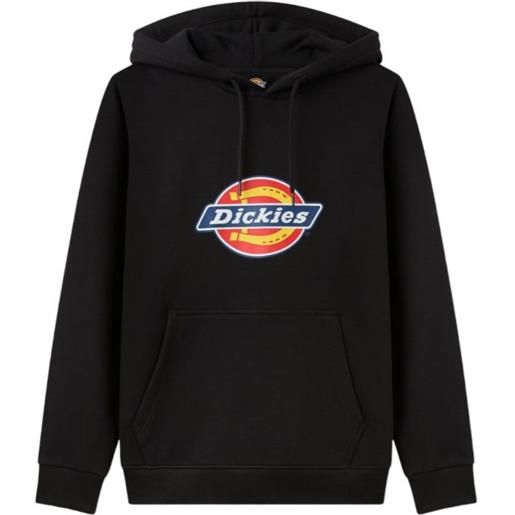 DICKIES maglia icon logo hoodie uomo black