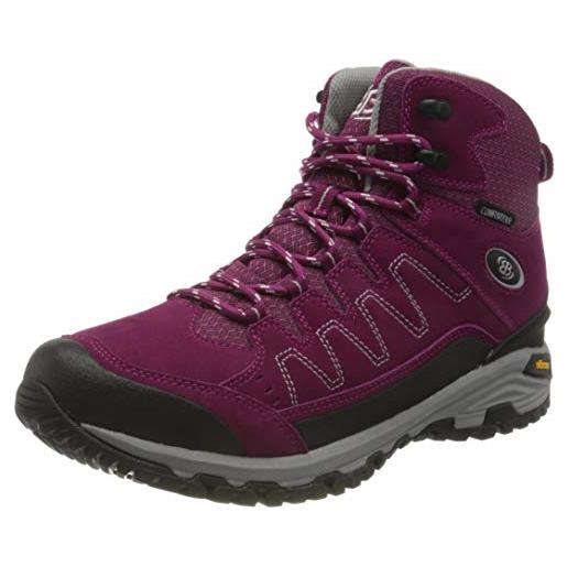 Brütting mount nansen high, scarpe da trekking e outdoor, donna, rosa grigio, 42 eu