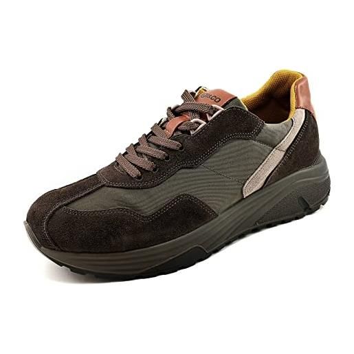 IGI&CO uomo seth, scarpe da ginnastica, grigio (anthrazit), 42 eu