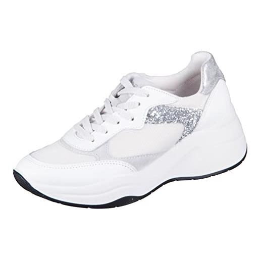 IGI&CO donna enola scarpe con lacci, binaco (white), 39 eu