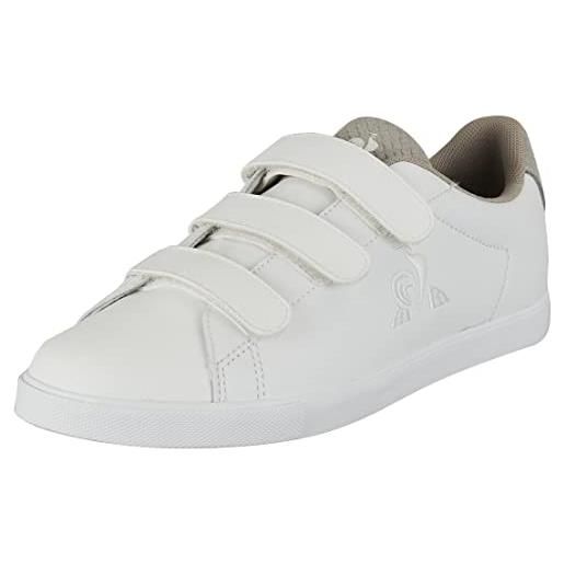 Le Coq Sportif elsa velcro animale, scarpe da ginnastica donna, bianco-optical white, 36 eu
