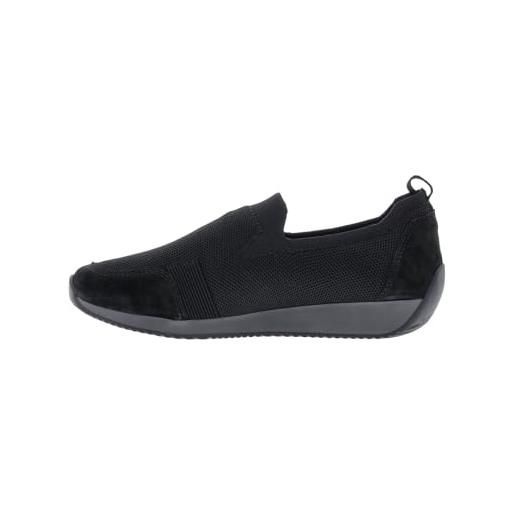 ARA lisbona-gtx, slipper sneaker donna, nero, 42.5 eu