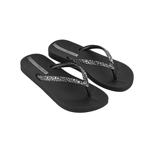 Ipanema mesh viii fem - infradito, grey/silver, 