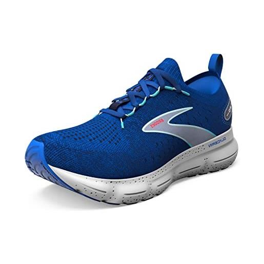 Brooks glycerin stealth. Fit 20, sneaker uomo, surf the web/peacoat/white, 45 eu