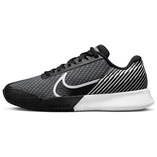 Nike w zoom vapor pro 2 cly, sneaker donna, black/white, 35.5 eu