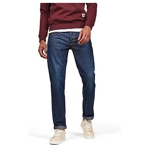 G-STAR RAW 3301 regular straight jeans donna , blu (authentic faded blue 51002-b631-a817), 26w / 28l