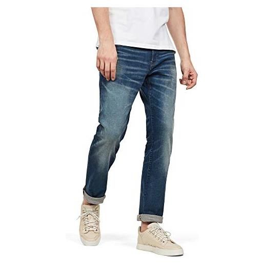 G-STAR RAW 3301 regular straight jeans donna , blu (worn in ultramarine 51002-c052-c236), 27w / 30l