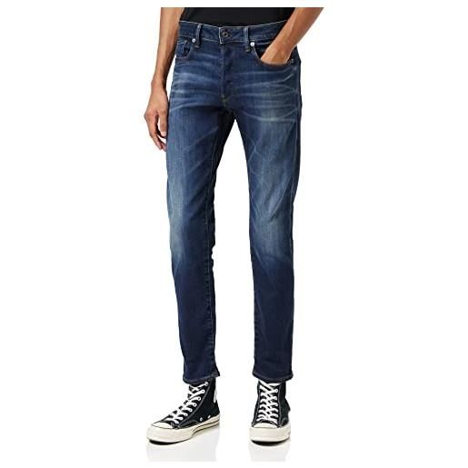 G-STAR RAW 3301 regular straight jeans donna , blu (worker blue faded 51002-a088-a888), 28w / 32l