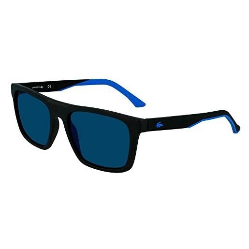 Lacoste l957s occhiali, 401 matte blue, taglia unica unisex-adulto