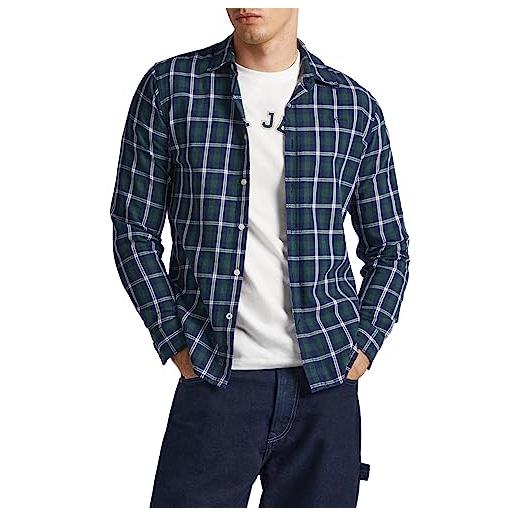 Pepe Jeans clems, camicia uomo, verde (ivy), l