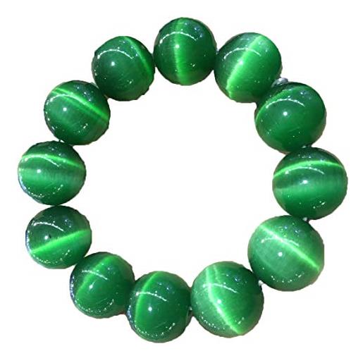 ZHIBO bracciale in perle di opale verde naturale