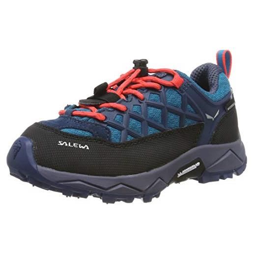 Salewa jr wildfire waterproof scarpe da trekking e da escursionismo donna , black out/cactus, 31 eu