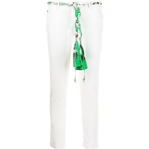 Ermanno Scervino jeans a vita media - bianco