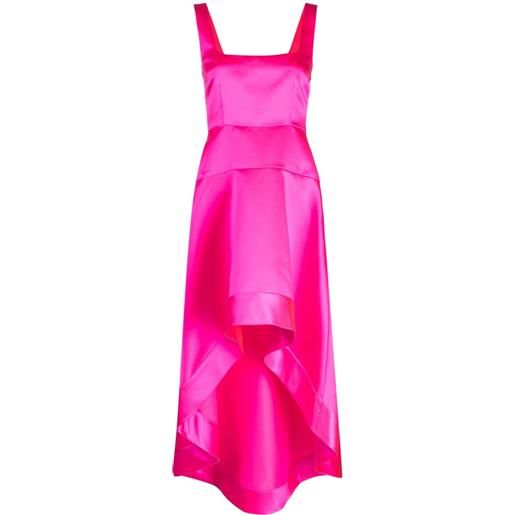 Cynthia Rowley satin high-low dress - rosa