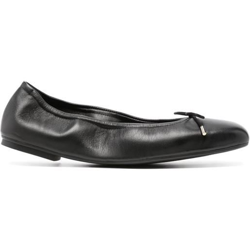 Stuart Weitzman ballerine bardot in pelle - nero